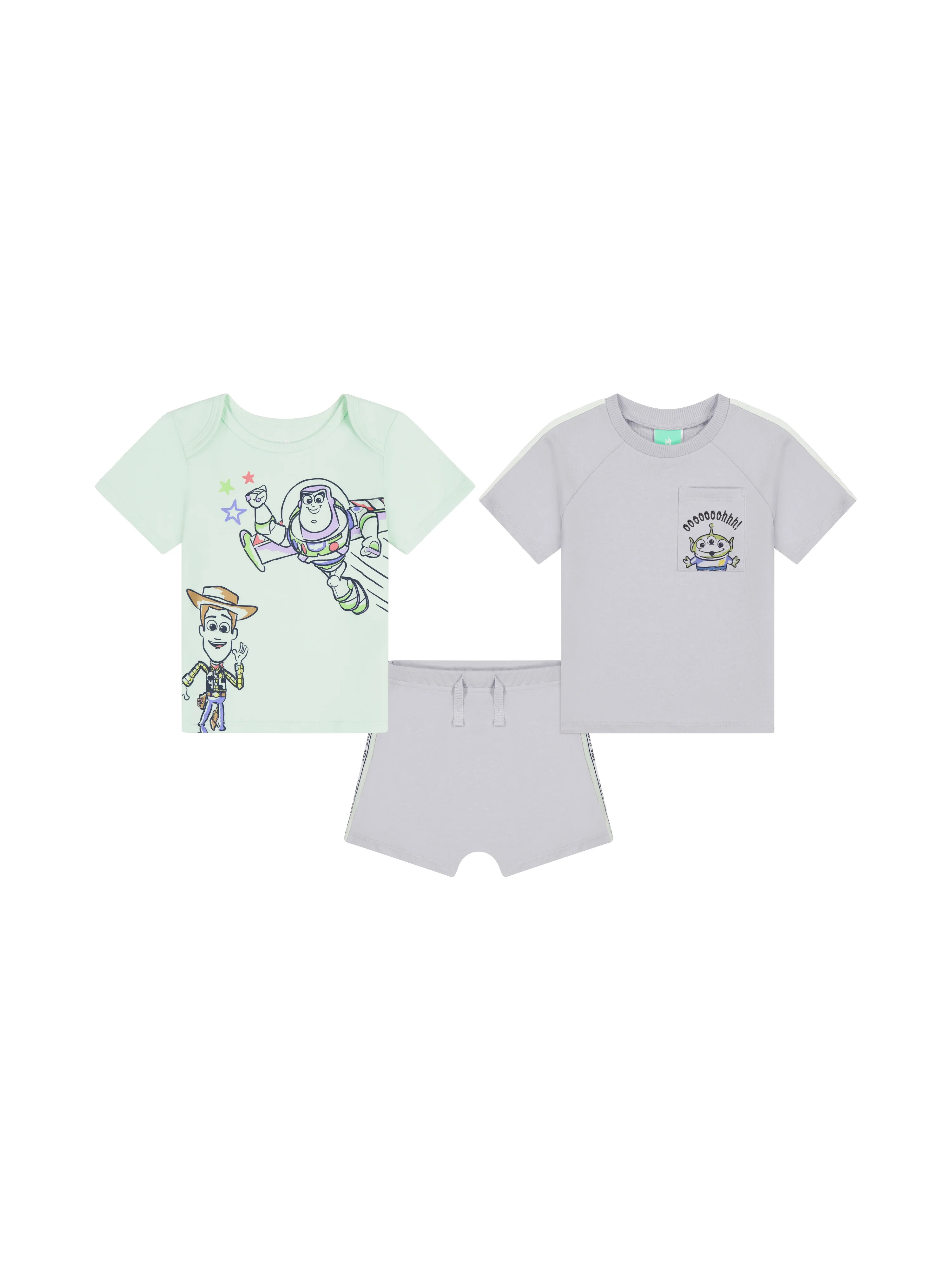 Toy Story Baby Boy 3 Piece Short Set, Sizes 0/3 Months-24 Months | Walmart (US)
