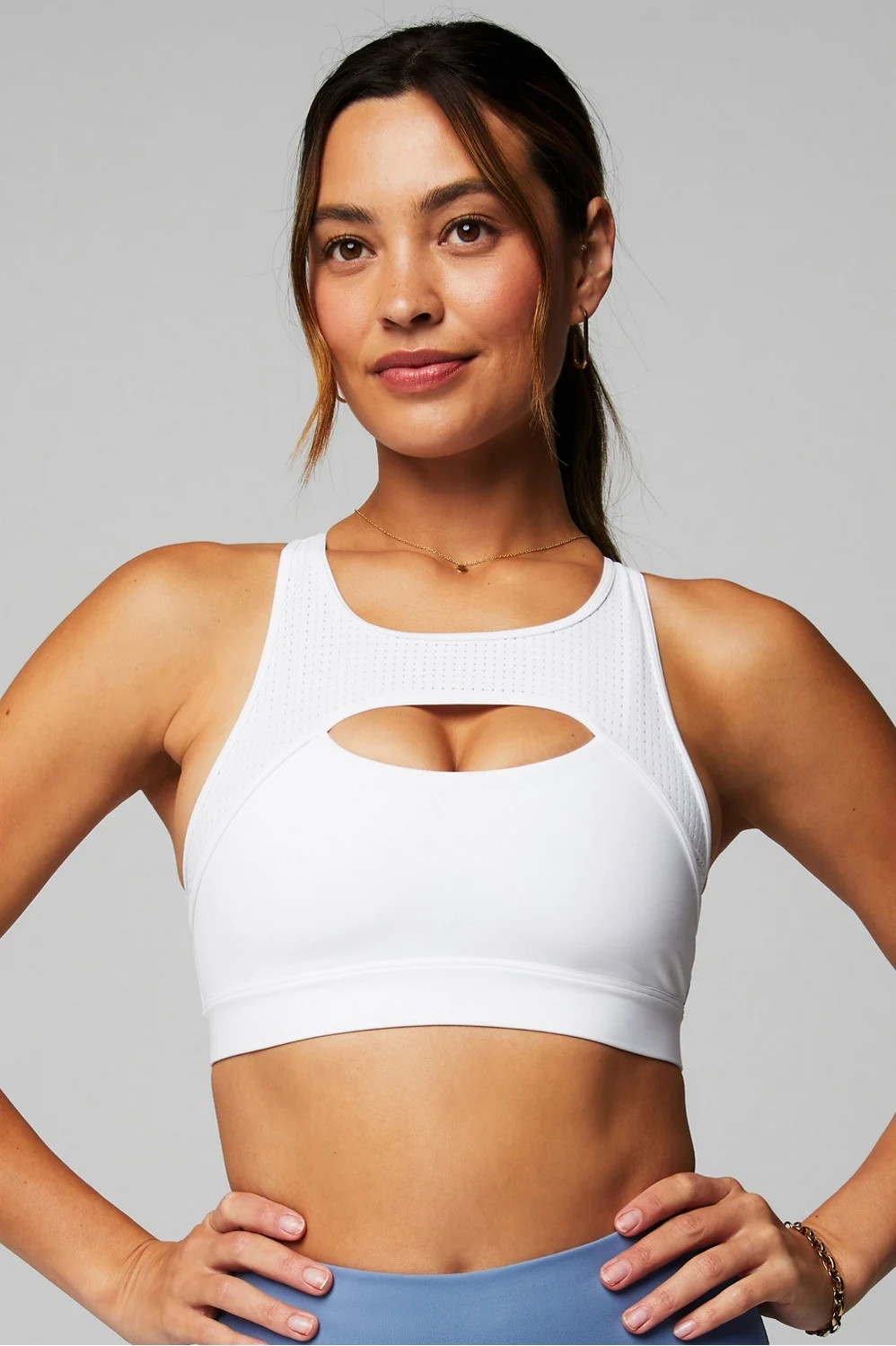 Mesh Breathable Medium Impact Sports Bra | Fabletics - North America