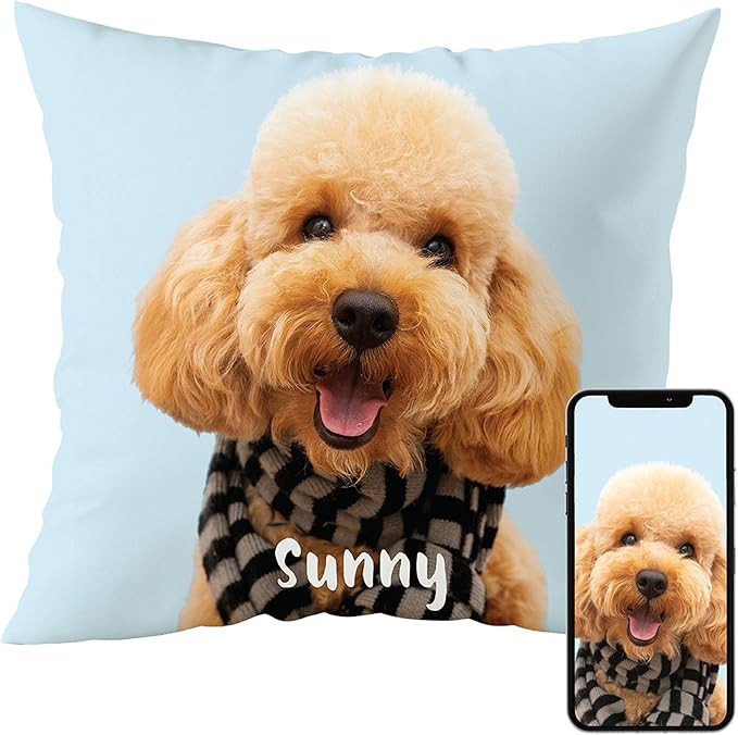 Fabric Textile Products Custom Pillow - USA Made - Personalized Pillows with Pictures or Text - T... | Amazon (US)
