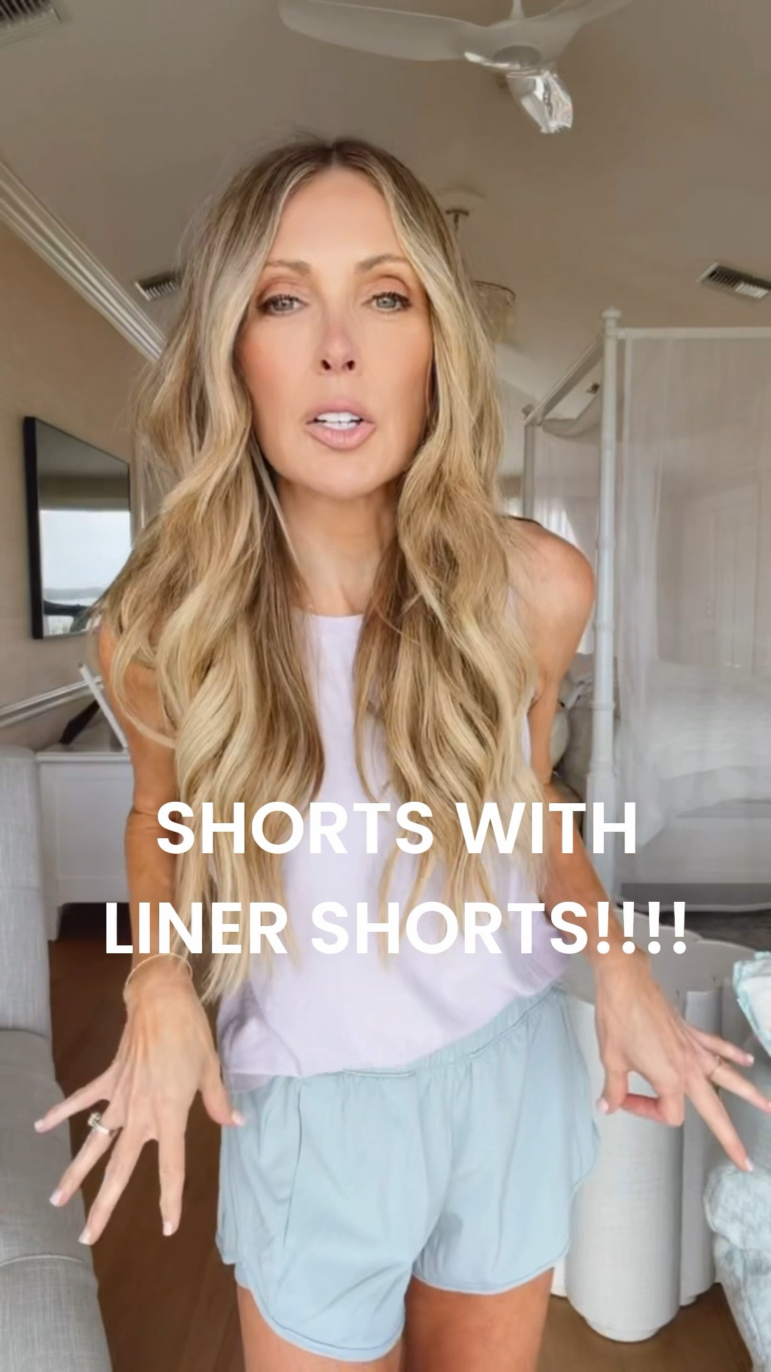 Shorts with liner shorts so your panties don't show!!!!  

#LTKgrwm #LTKootd #LTKmomlife