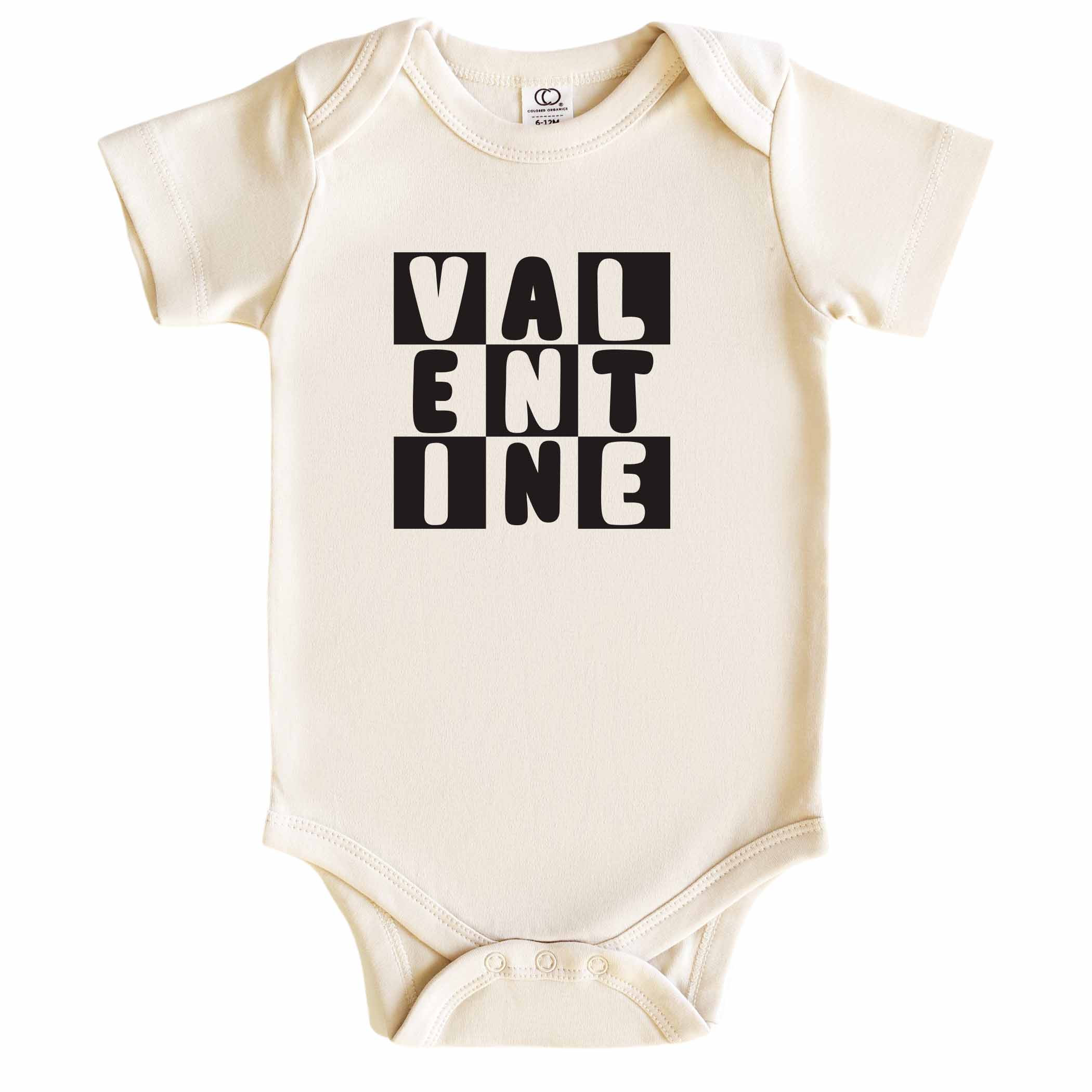 Valentine Check Graphic Bodysuit | Natural | Caden Lane