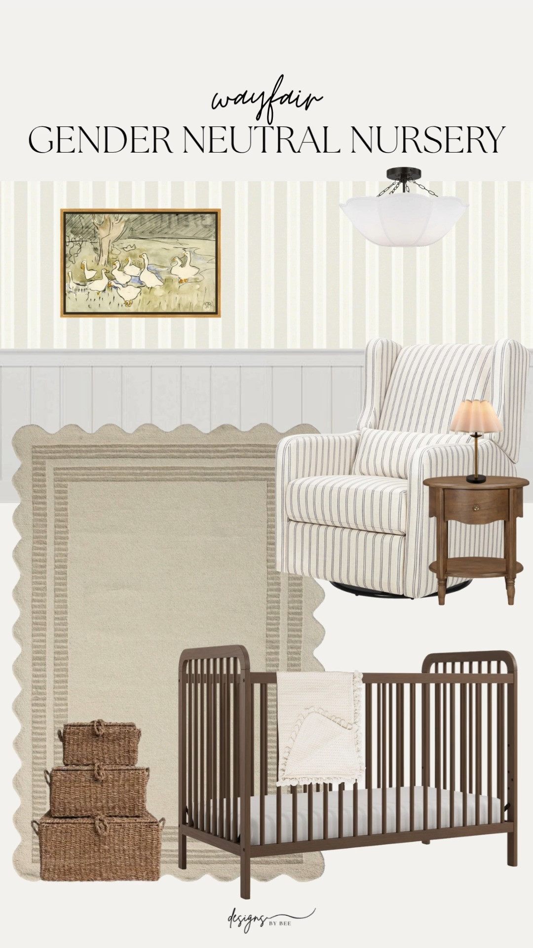 #AD the most perfect gender neutral nursery design with a hint of vintage. A fan favorite!
@wayfair #wayfair #WayfairPartner

#LTKHome #LTKBaby