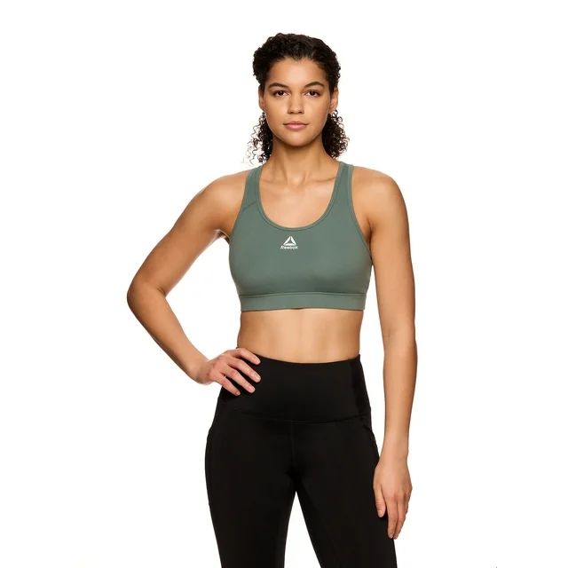 Reebok Women's Stronger Sports Bra with Mesh Panel and Removable Cups, Sizes XS-XXXL - Walmart.co... | Walmart (US)