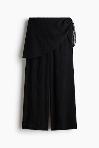 H & M - Scarf-Detail Beach Pants - Black | H&M (US + CA)
