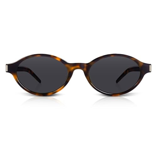 DrRelax Retro Oval Sunglasses for Women Trendy 90s Small Vintage Designer Sun glasses with UV400 ... | Amazon (US)