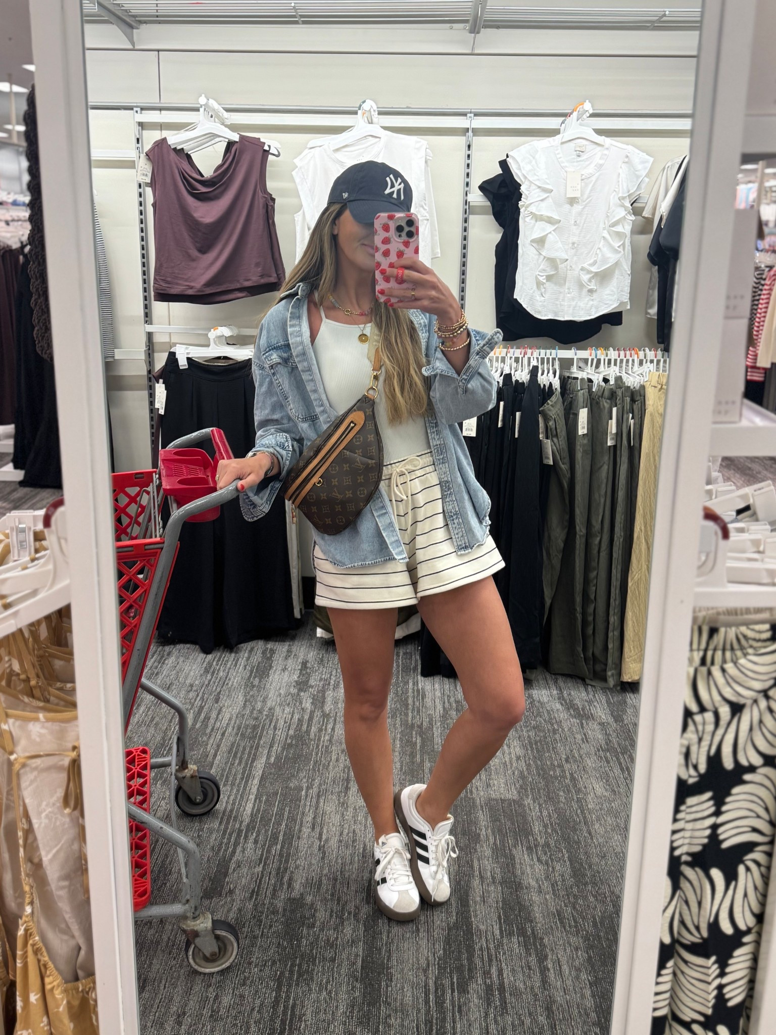 My OOTD as taxi mom! My shorts are sold out but I linked another option! 

Denim shirt medium 
Shoes true to size 

#LTKSummerEdit #LTKFindsUnder50 #LTKStyleTip