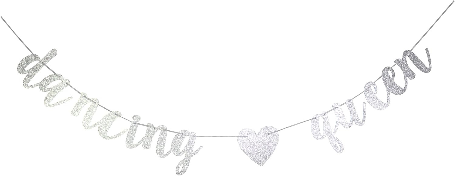StarsGarden Glitter Dancing Queen Banner, Young and Sweet Only 17/Cheers to 17 Years, 17th Birthd... | Amazon (US)