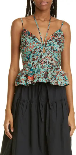 Essie Halter Neck Cutout Top | Nordstrom