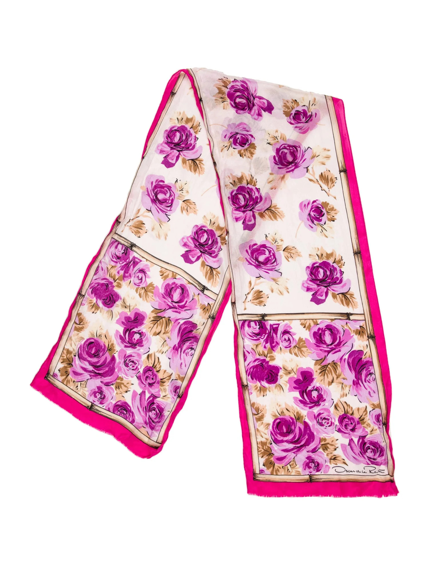 Silk Floral Print Scarf | The RealReal