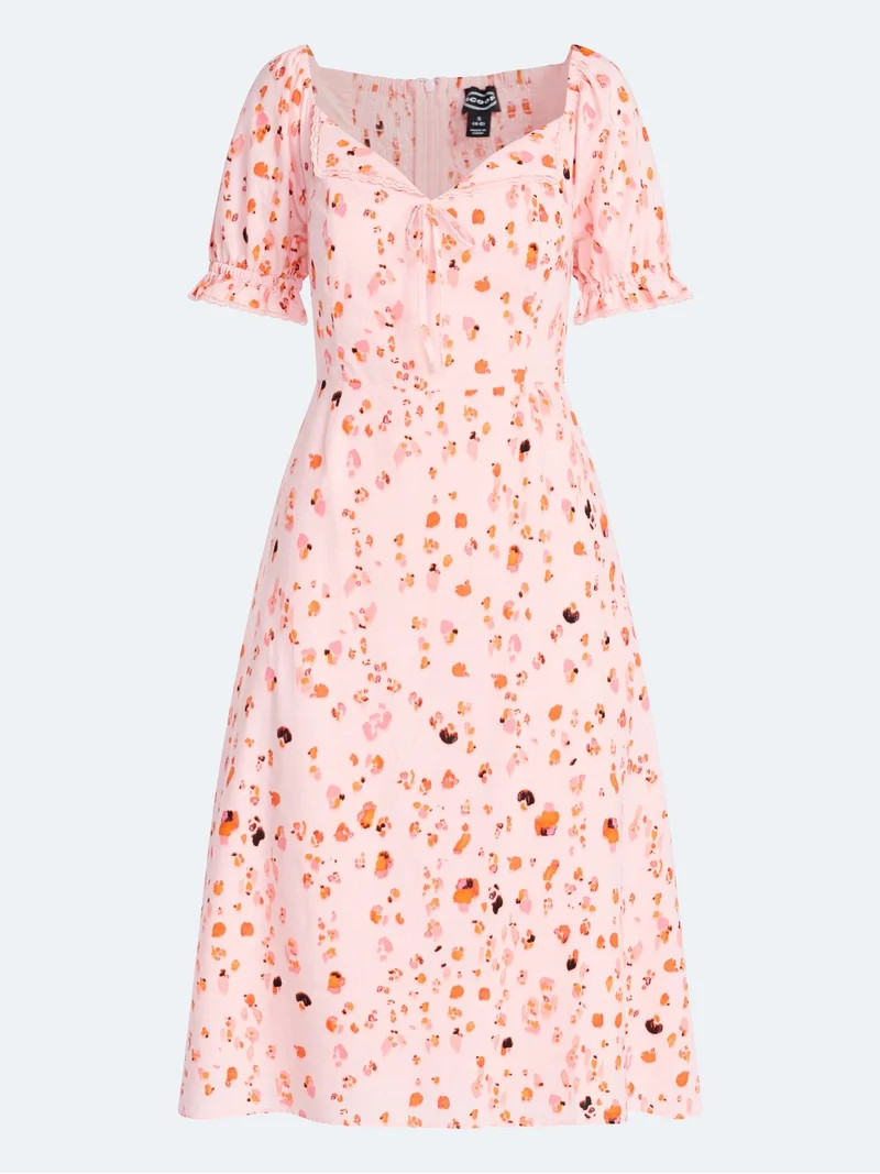 Scoop Women's and Women's Plus Lace Collar Dress, Sizes XS-4X | Walmart (US)