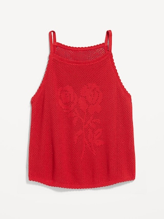Open-Weave Apron Tank Top | Old Navy (US)