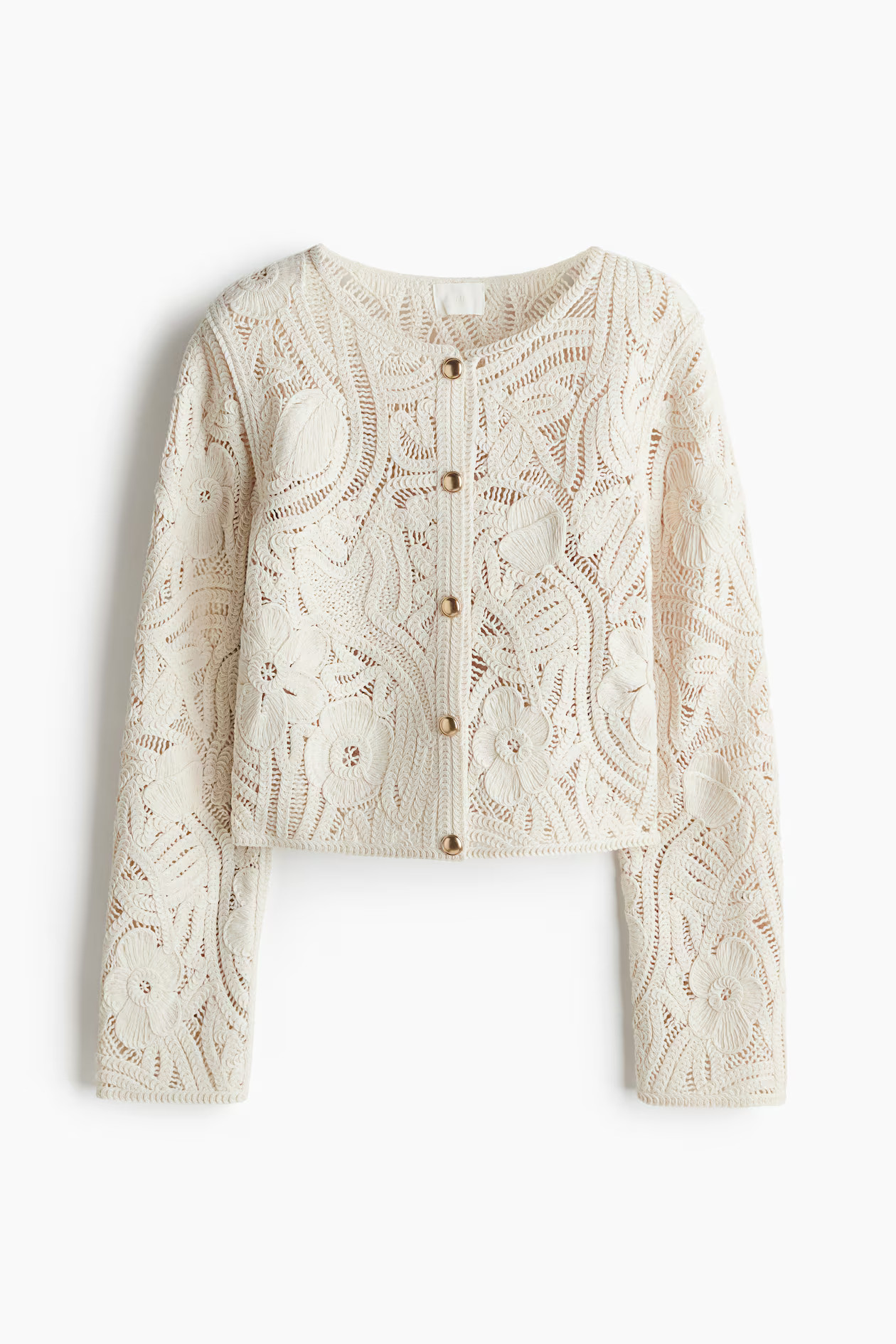 Crochet-look cardigan | H&M (UK, MY, IN, SG, PH, TW, HK)