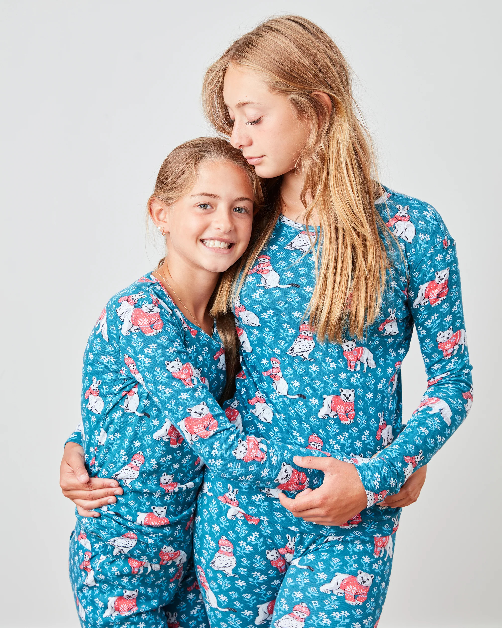 Bundled Up - Kids PJ Set - Navy | Printfresh