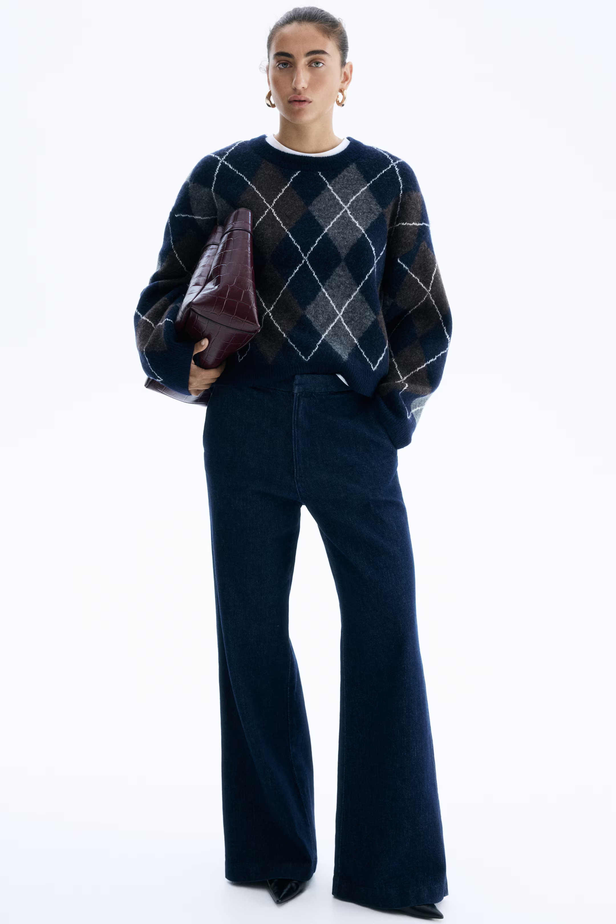 Jacquard-Knit Sweater | H&M (US + CA)