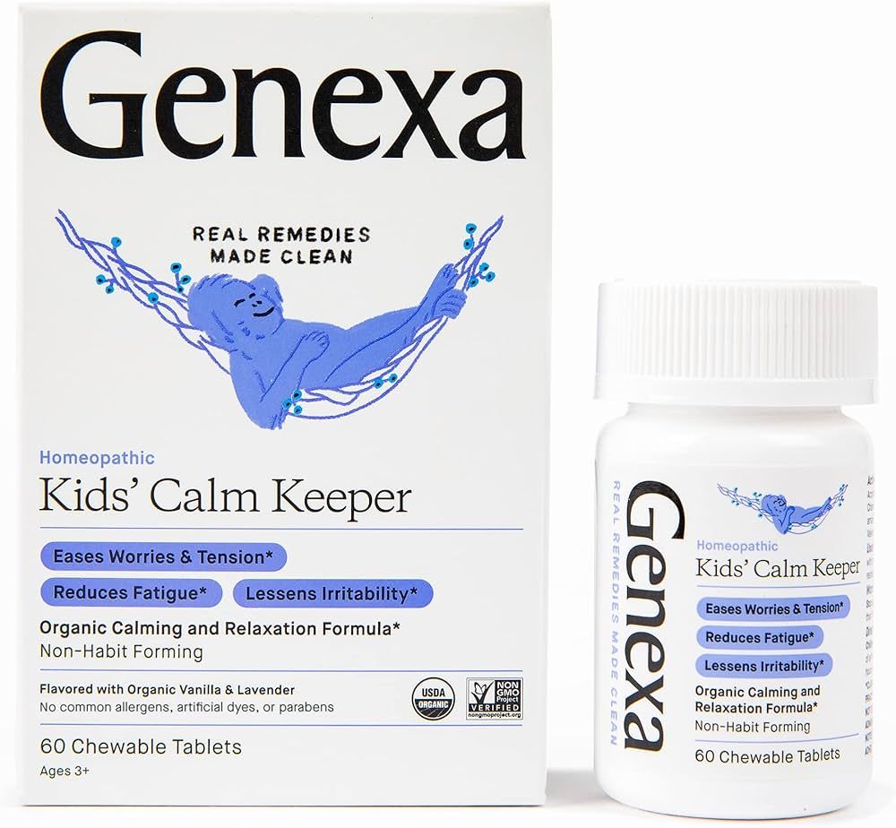 Genexa Kid's Calm Keeper Stress Relief for Kids | Reduces Fatigue & Eases Tension | Soothing Orga... | Amazon (US)