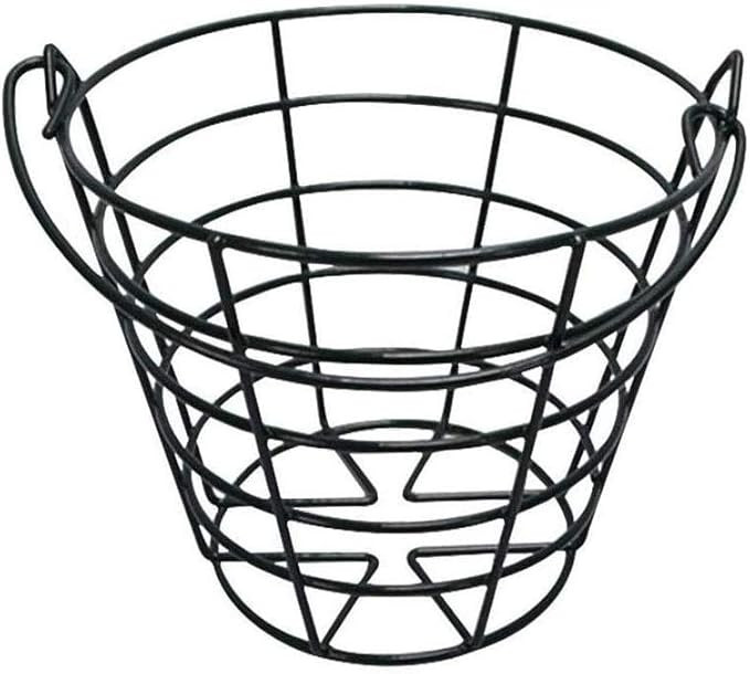 Crestgolf Stainless Metal Golf Basket Golf Ball Container Ball Bucket, Holds 50 Balls. | Amazon (US)