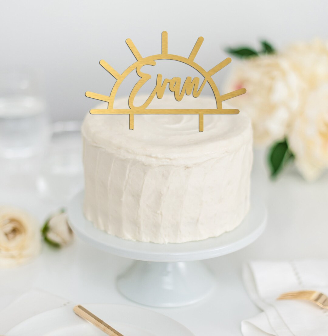 Sunshine Cake Topper 1st Birthday, Baby Shower You Are My Sunshine Party Decorations, Custom Name... | Etsy (US)