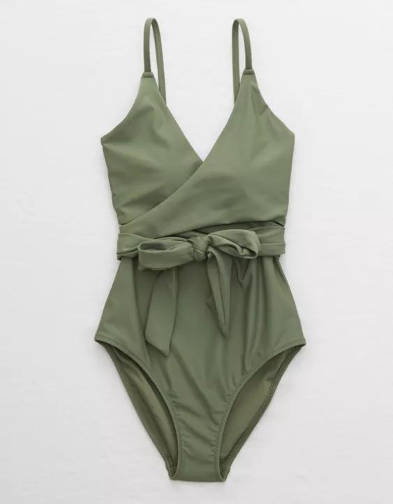 Aerie Wrap One Piece Swimsuit | American Eagle Outfitters (US & CA)