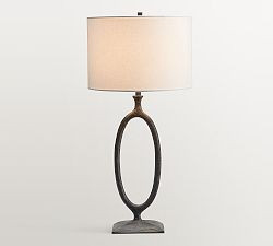 Easton Forged-Iron Table Lamp (23") | Pottery Barn (US)