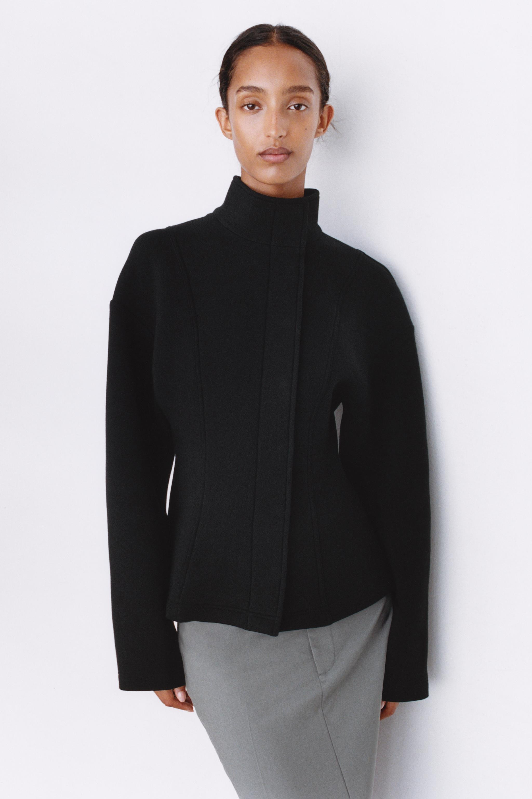 STAND-UP COLLAR JACKET | Zara US