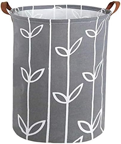Amazon.com: HIYAGON Large Storage Baskets,Waterproof Laundry Baskets,Collapsible Canvas Basket for S | Amazon (US)