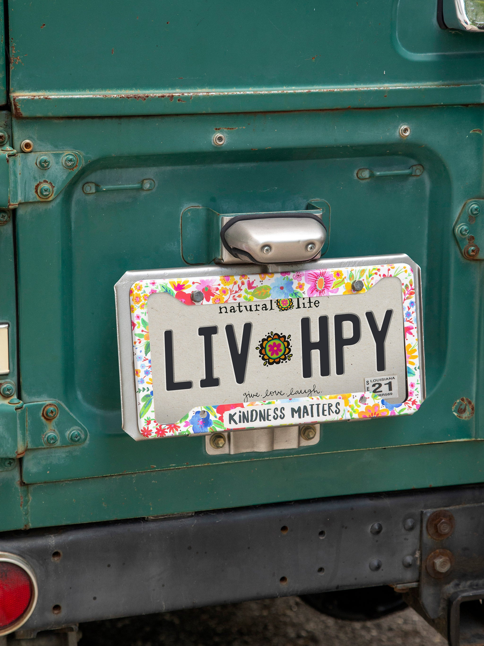 License Plate Frame | Natural Life