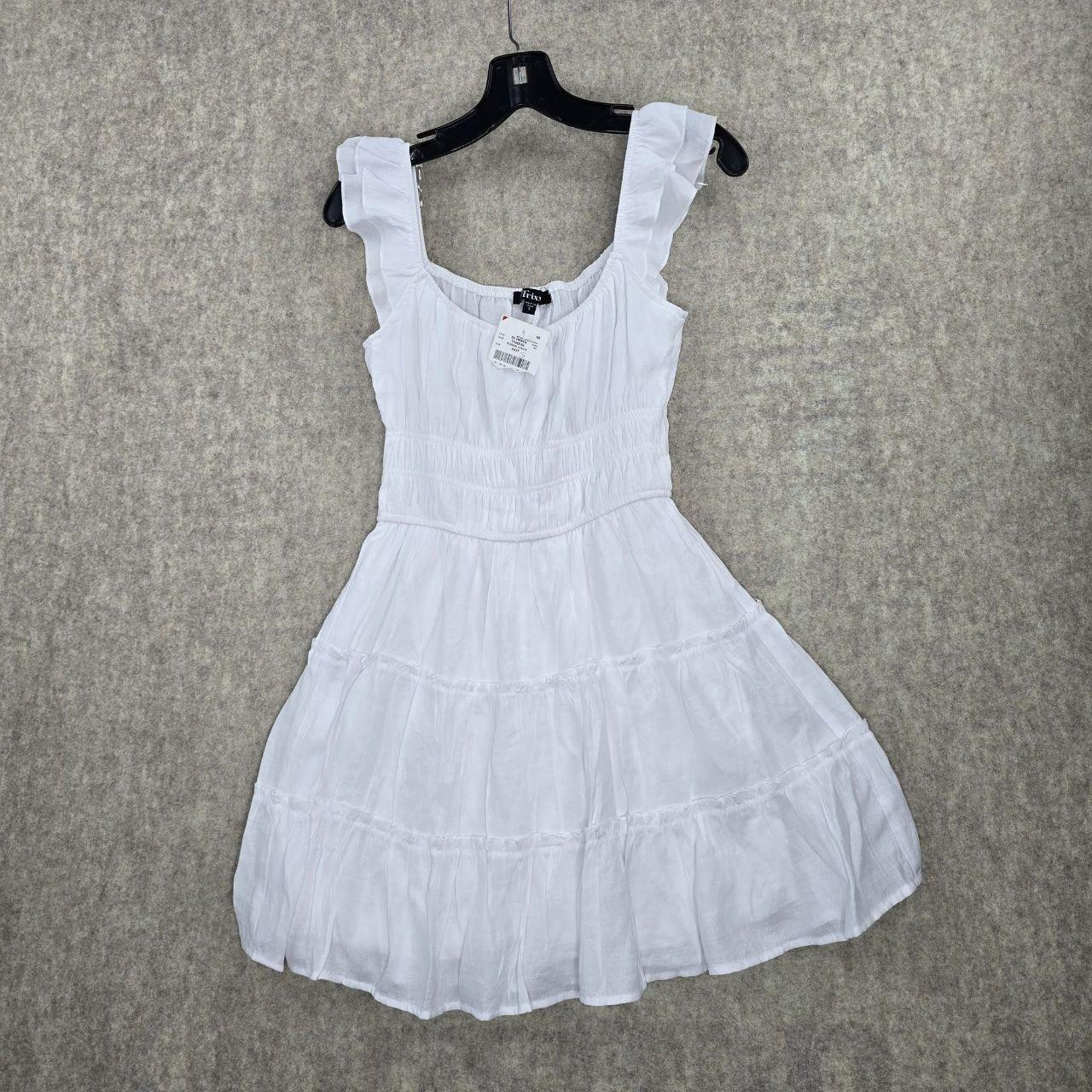 Trixxi Women's A-line Dress - White - S | Depop US