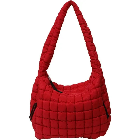 CoCoMangos Quilted Tote Bag, Large Lightweight Quilted Bag Puffer Tote Bag Trendy Puffy Purse Hob... | Walmart (US)