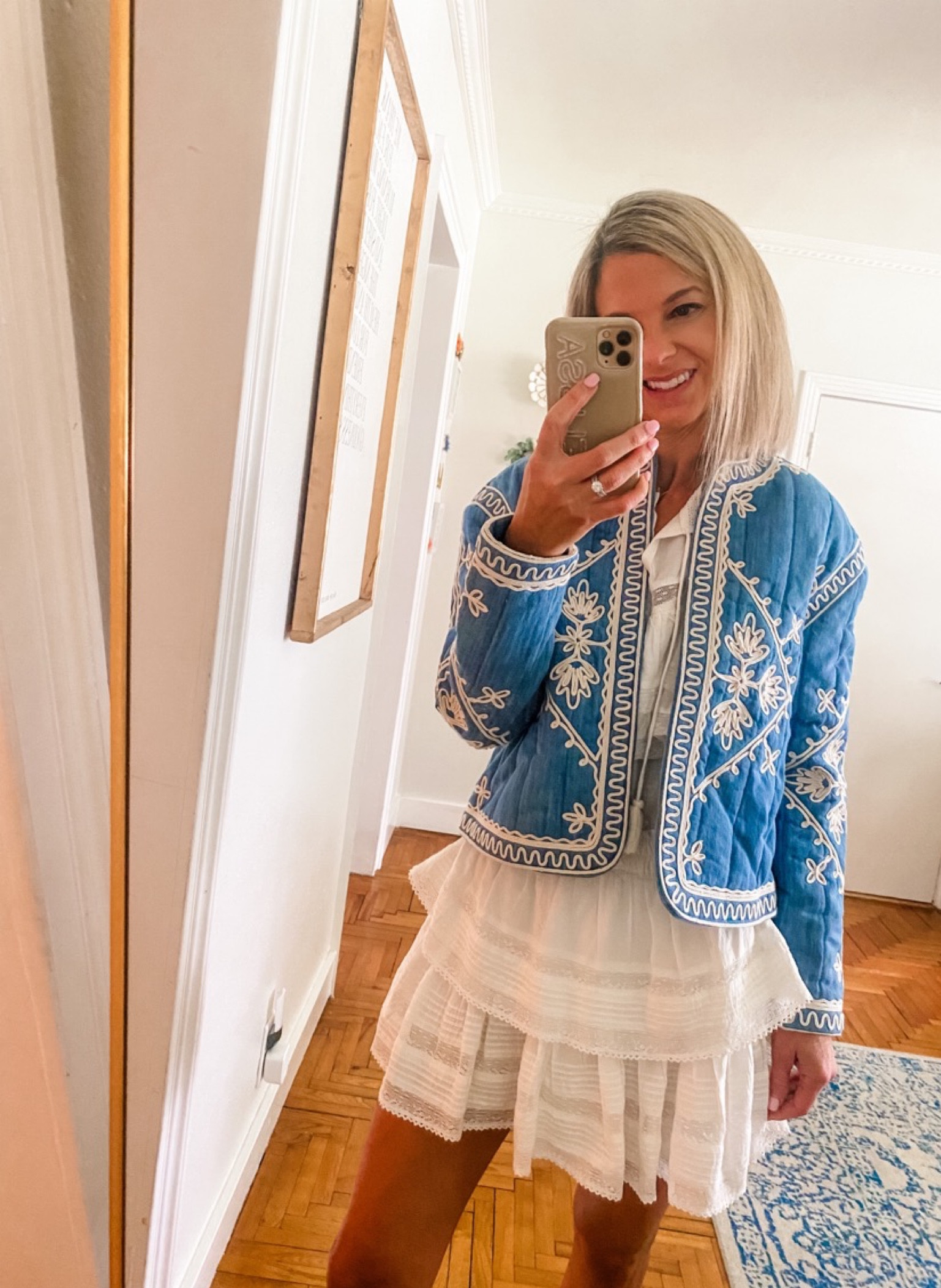 This under $100 quilted jacket is just what I needed to go over my white dress for an appointment today. I adore the structure the jacket provides, as well as the pattern. This entire look would be great for travel and can easily be taken from day to night. Shop it now during the Nordstrom anniversary sale or after! 

#LTKSeasonal #LTKtravel #LTKxNSale