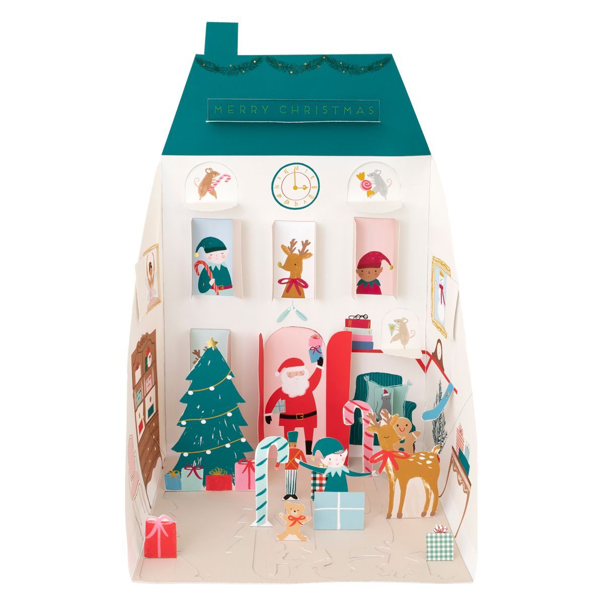 Meri Meri Santa's House Pop Up Advent Calendar (Pack of 1) | Target