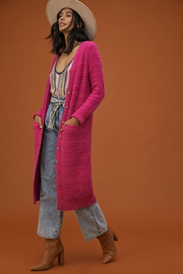 Pilcro Classic Longline Cardigan | Anthropologie (US)