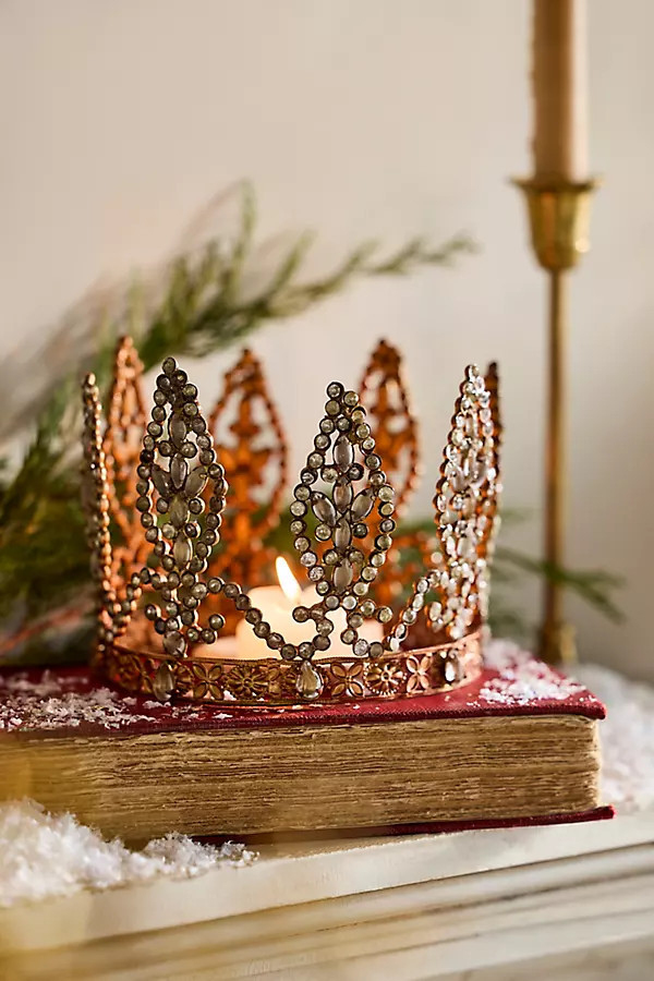 Pearl Beaded Crown, Tall | Anthropologie (US)