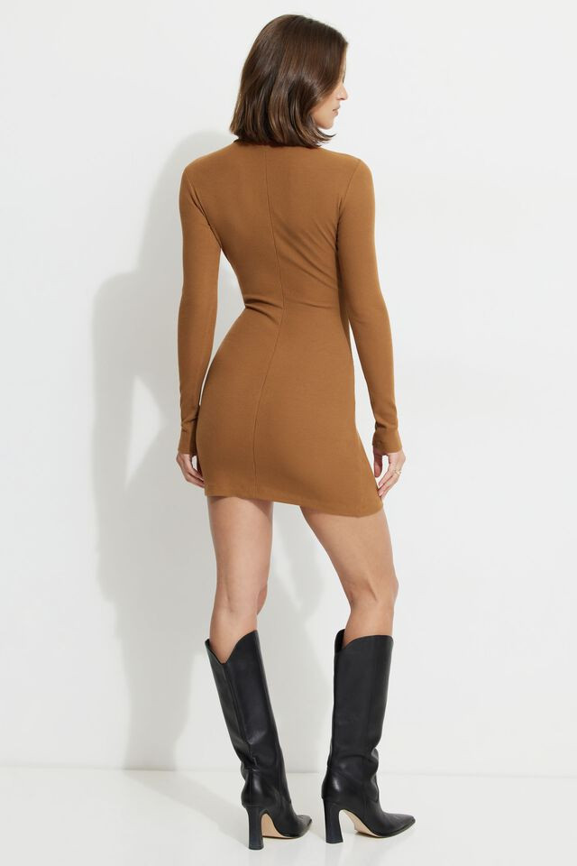 Isabella Turtleneck Mini Dress | Dynamite Clothing