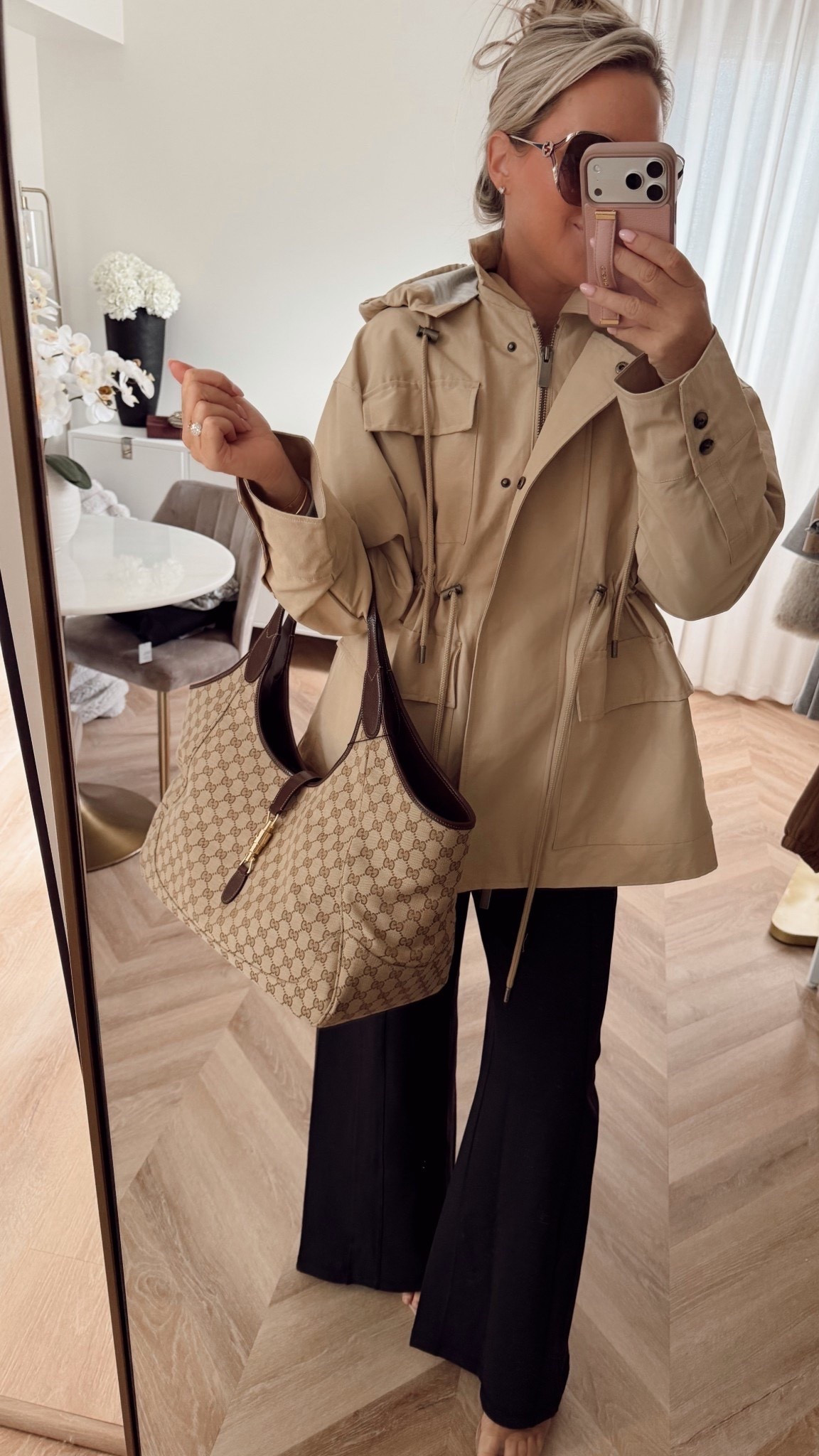 Viral pants you need 🙌 took a medium (could’ve done small) and I’m 5’6 for reference. This cinched waist rain trench is so on trend… total Zara vibes but it’s Target 🤍 wearing a small, runs a little roomy in a good way.🤍

viral pants. Target jacket. rain trench coat.
spring outfit. Amazon fashion. OOTD ✨


#LTKootd #LTKSeasonal #LTKWorkwear