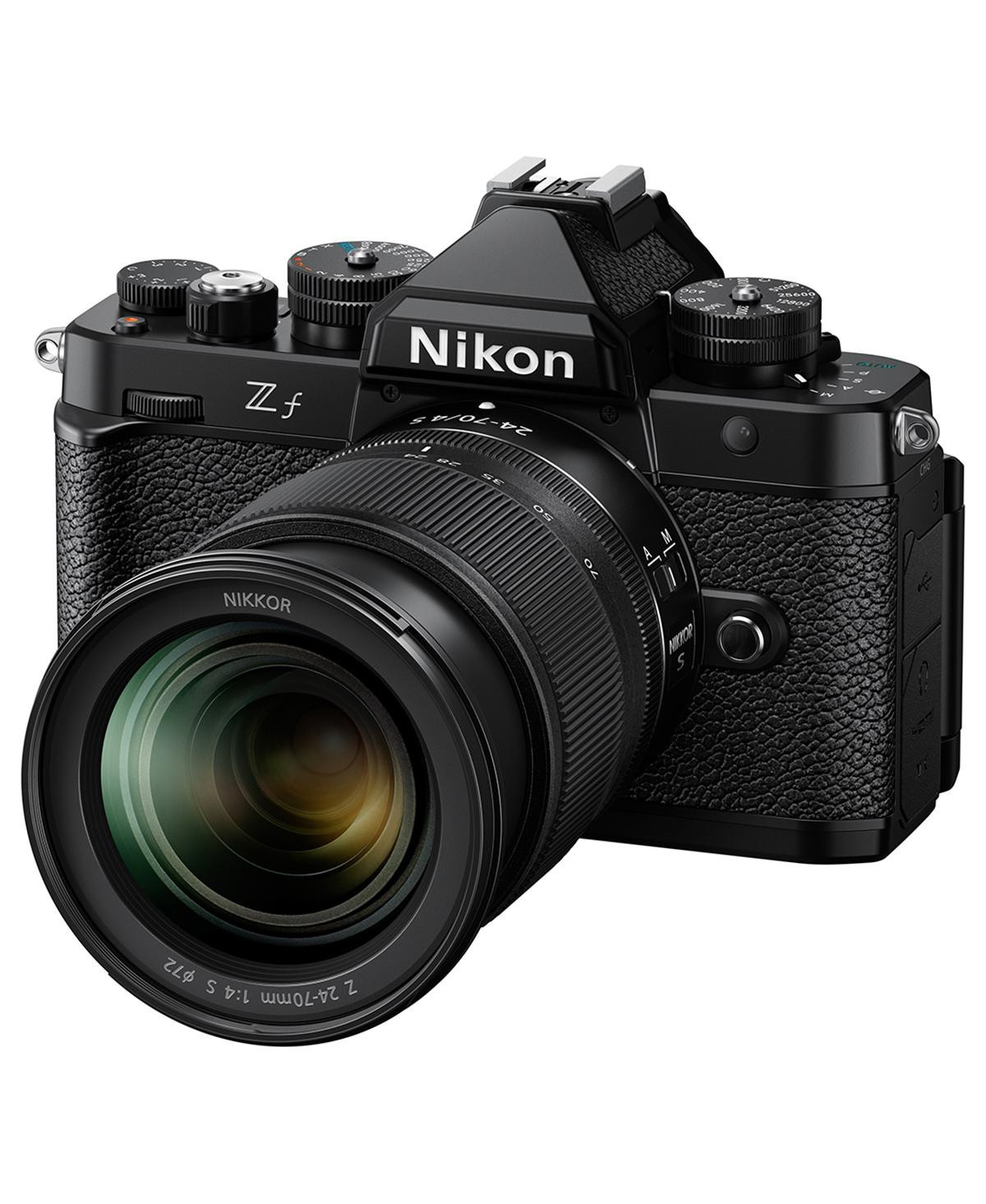 Nikon Z f Mirrorless Camera with Nikkor Z 24-70mm f/4 S Lens, Bundle with 128GB Sdxc Memory Card, En-EL15c Lithium-Ion Battery and Smart Charger, Shou | Macy's