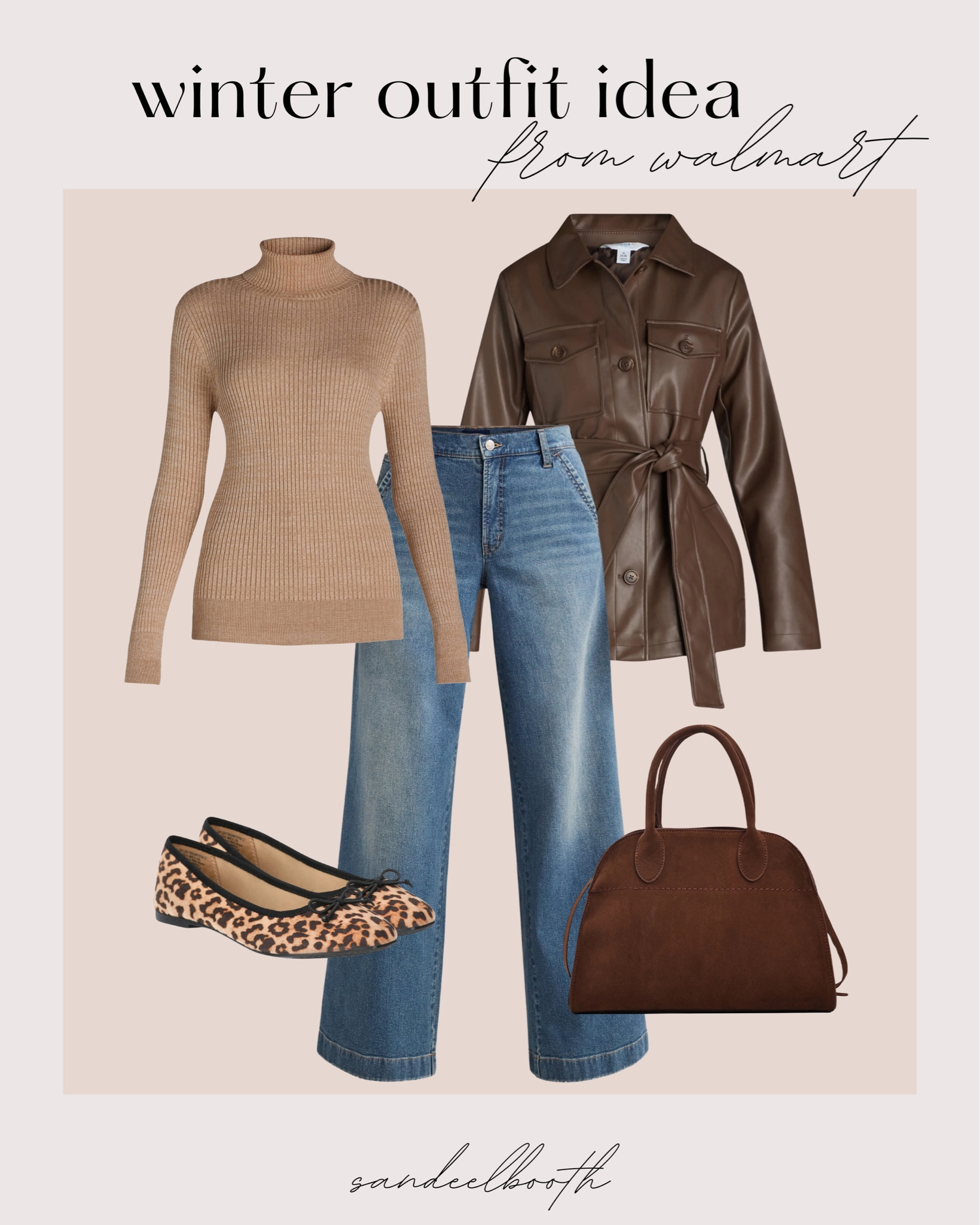Winter Outfit Inspo from Walmart!

Winter outfits, Winter fashion, Walmart style, Walmart outfit inspo, Leather coat, Brown purse, Leopard flats 

#LTKHoliday #LTKSeasonal #LTKStyleTip