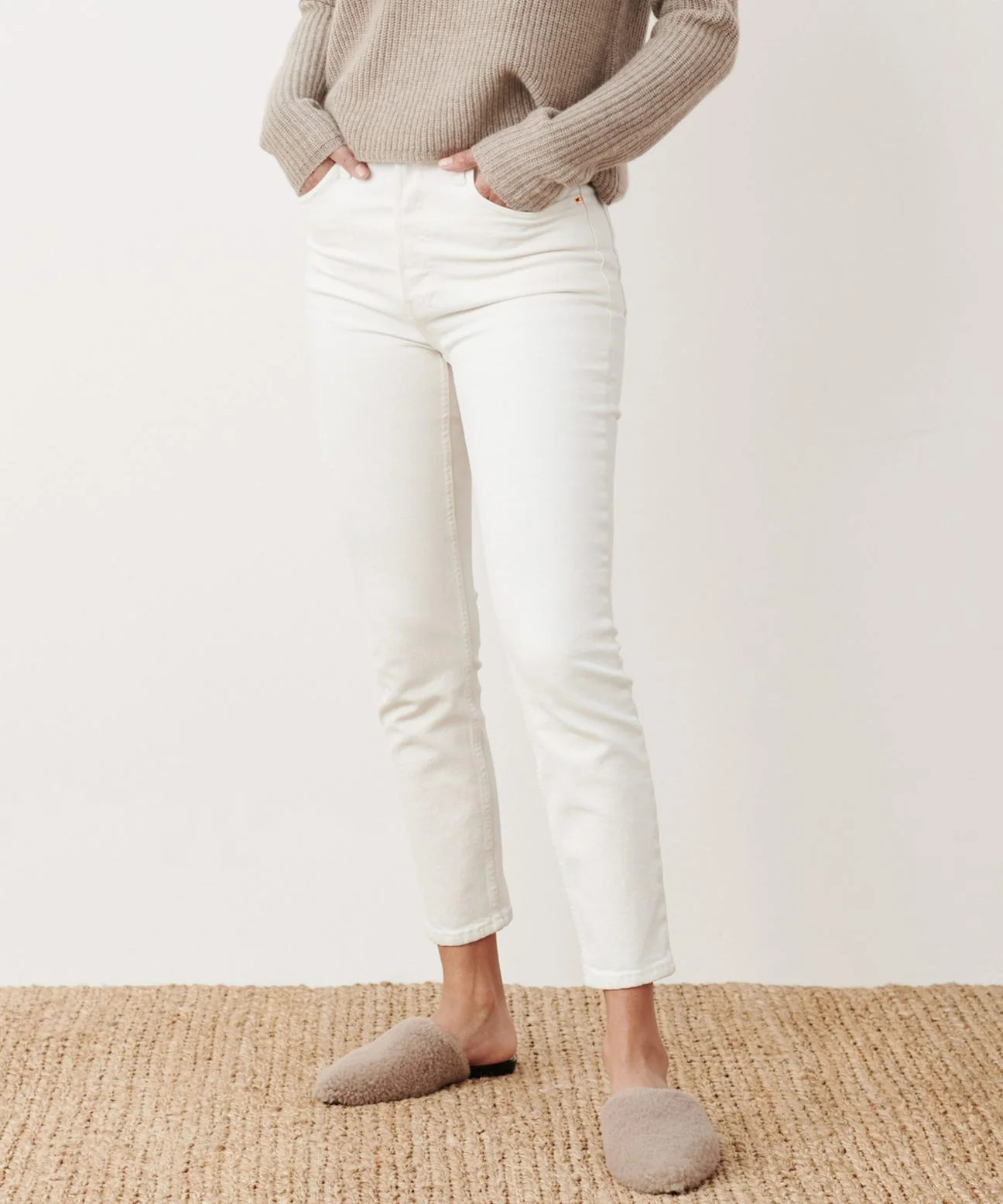 High Rise Ankle Crop Jeans | Jenni Kayne