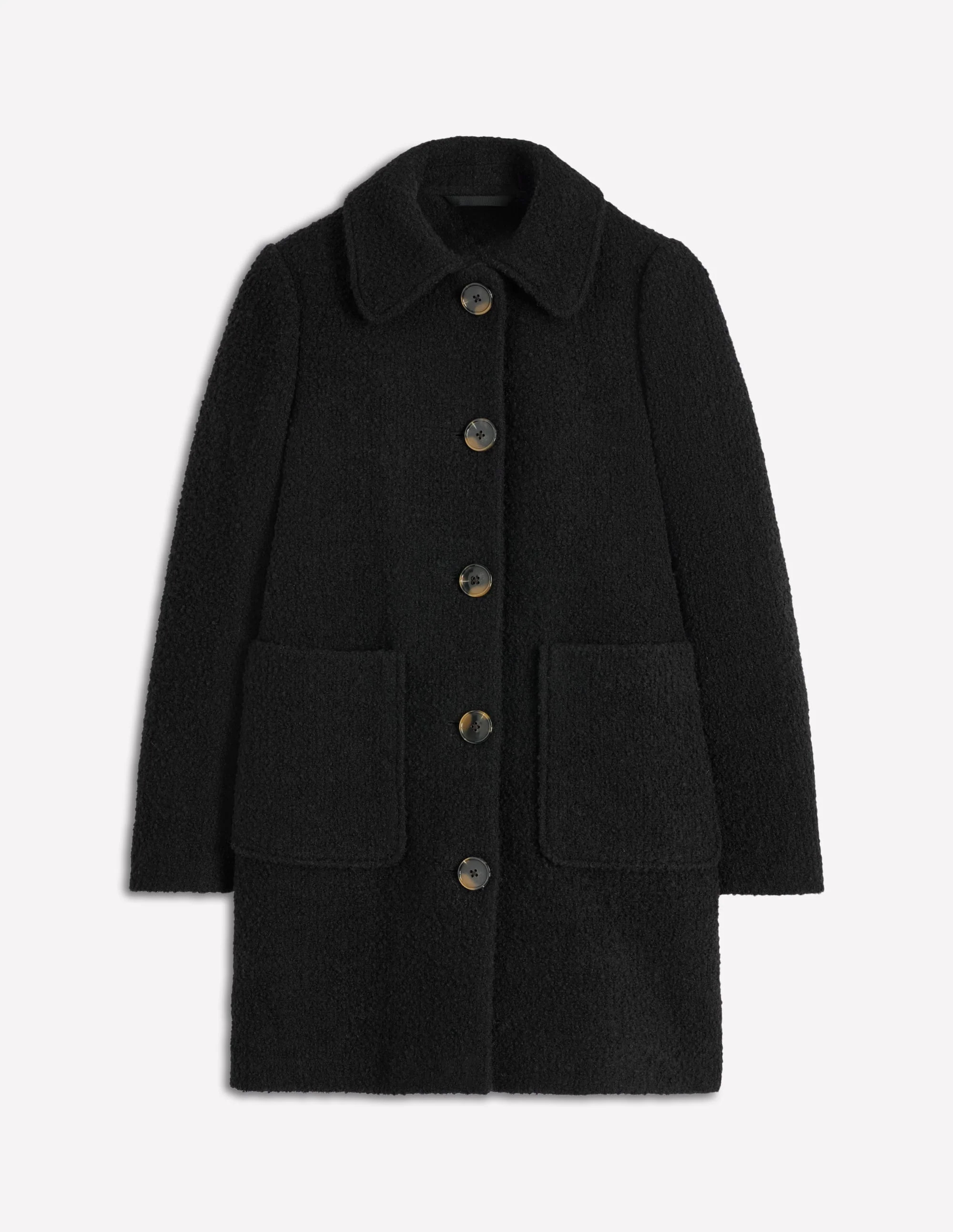 Carlisle Wool Coat-Black | Boden (US)