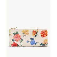 Coming Up Roses floral-print faux-leather pencil case | Selfridges