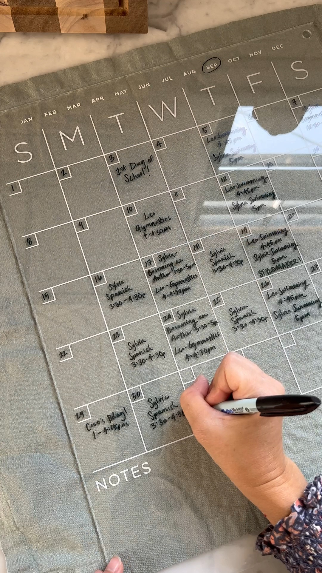 Just over here preparing for Fall’s chauffeur schedule. 😅 But in all seriousness, with two kids in activities and one that can now read, I wanted the schedule up where we can keep tabs on what our days and weeks will look like. I love the autonomy it gives the kids.

I picked this calendar specifically because it’s magnetic 🧲 and can live discreetly on the fridge without having to drill into kitchen wall space (that we don’t have). And if color coding is your jam, this board set also comes with 3 dry erase color markers too.
#handmademodernhome 

#LTKFindsUnder50 #LTKSeasonal #LTKBacktoSchool