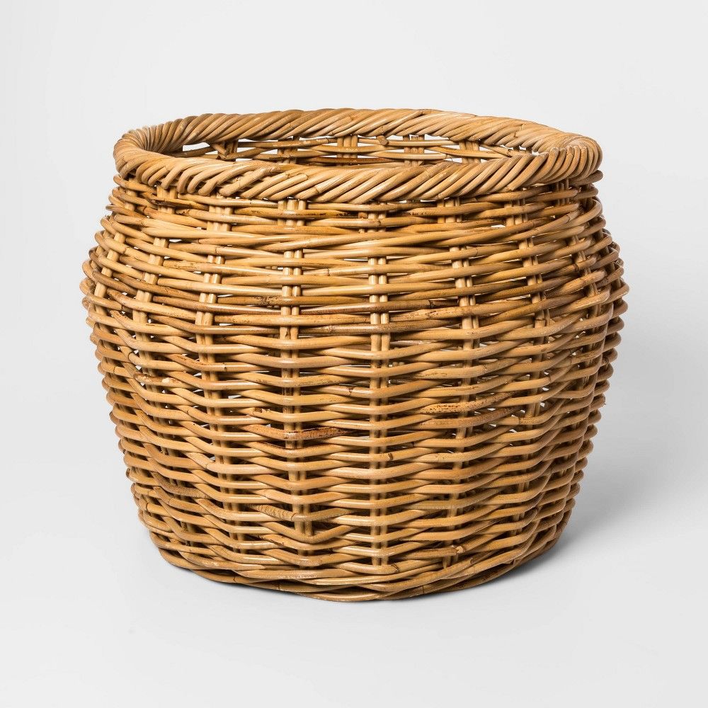 20"" x 15"" Rattan Basket Natural - Threshold , Brown | Target