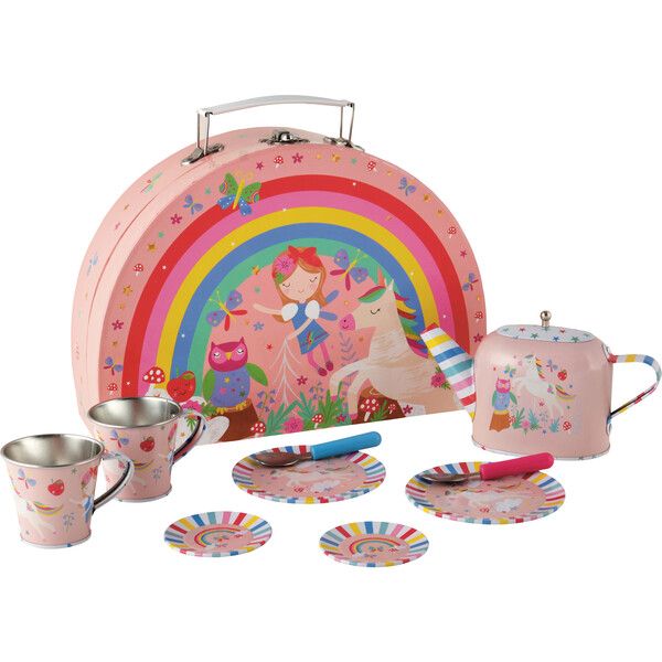 Rainbow Fairy Tin Tea Set | Maisonette