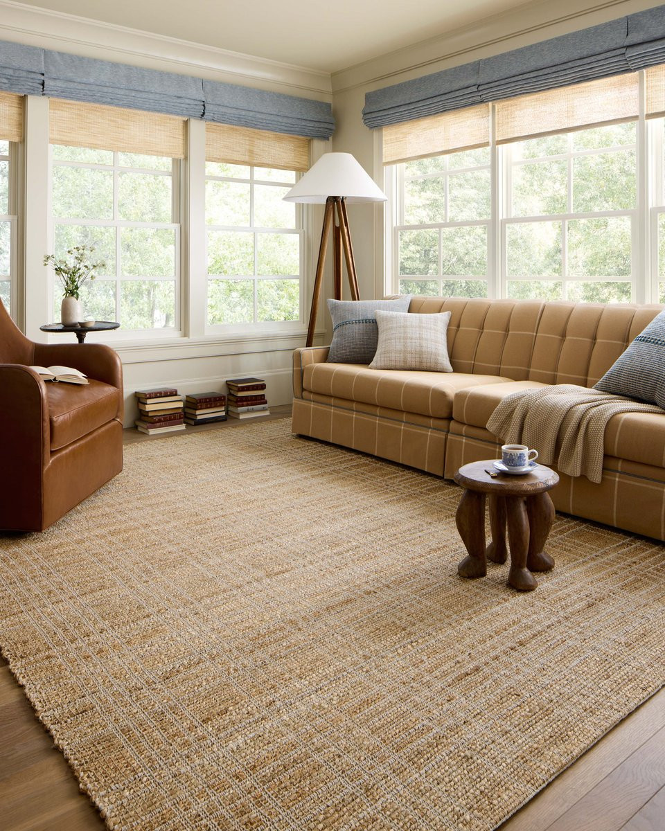Judy JUD-01 Natural/Cream Jute/Cotton Handwoven Area Rug | Rugs Direct