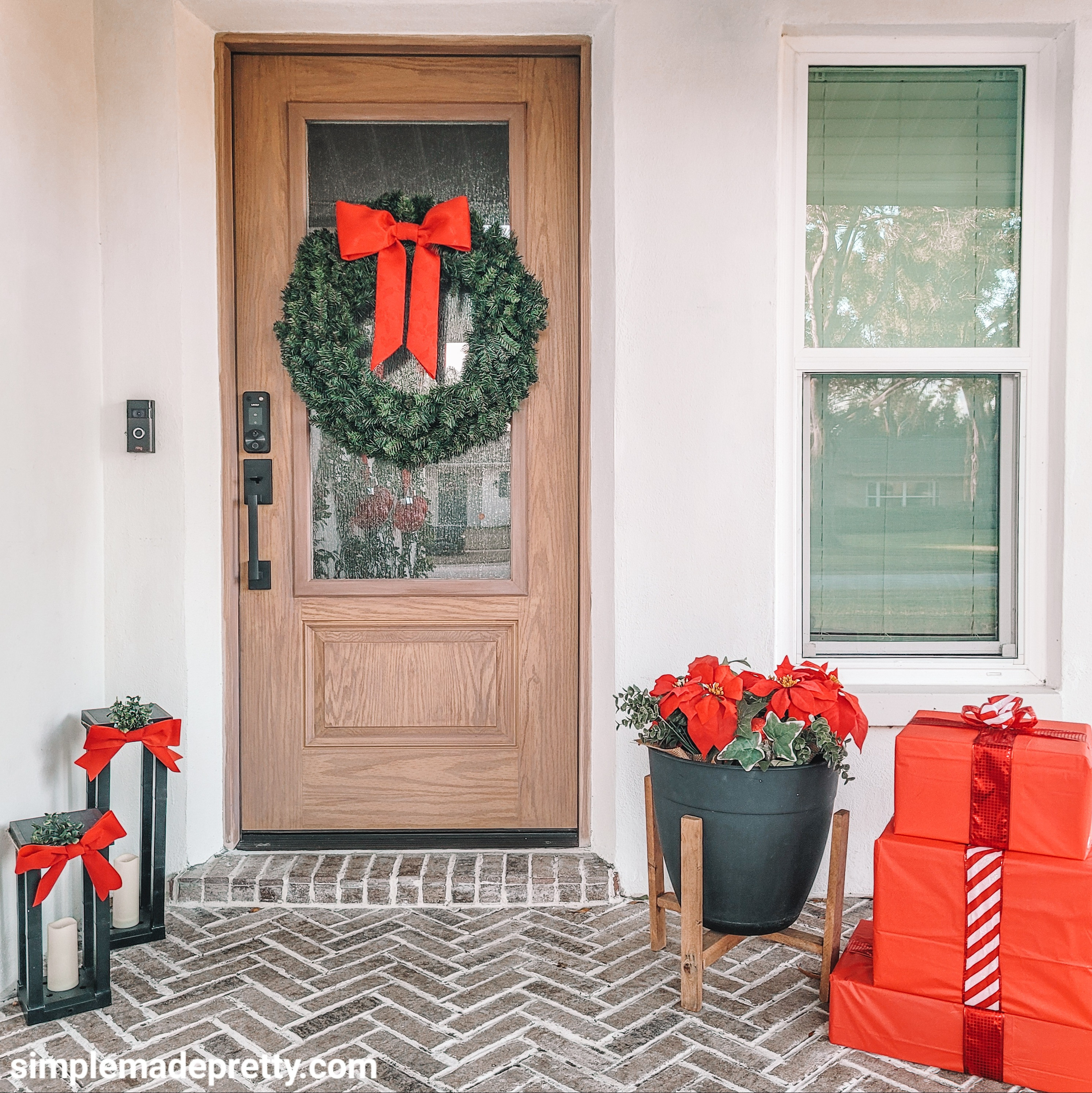 Honestly… this might be the easiest outdoor Christmas project I’ve ever done 😅🎄
I grabbed some leftover Amazon boxes and Dollar Tree wrapping and made these giant porch presents. Sharing everything you need to recreate the look!#christmasdiy #dollartreediy #outdoorchristmasdecor #budgetdecor #cozychristmas #porchdecor #dollartreechristmas #christmasinspiration #holidayhomedecor #simplemadepretty
 

 #LTKHoliday #LTKSeasonal #LTKHome