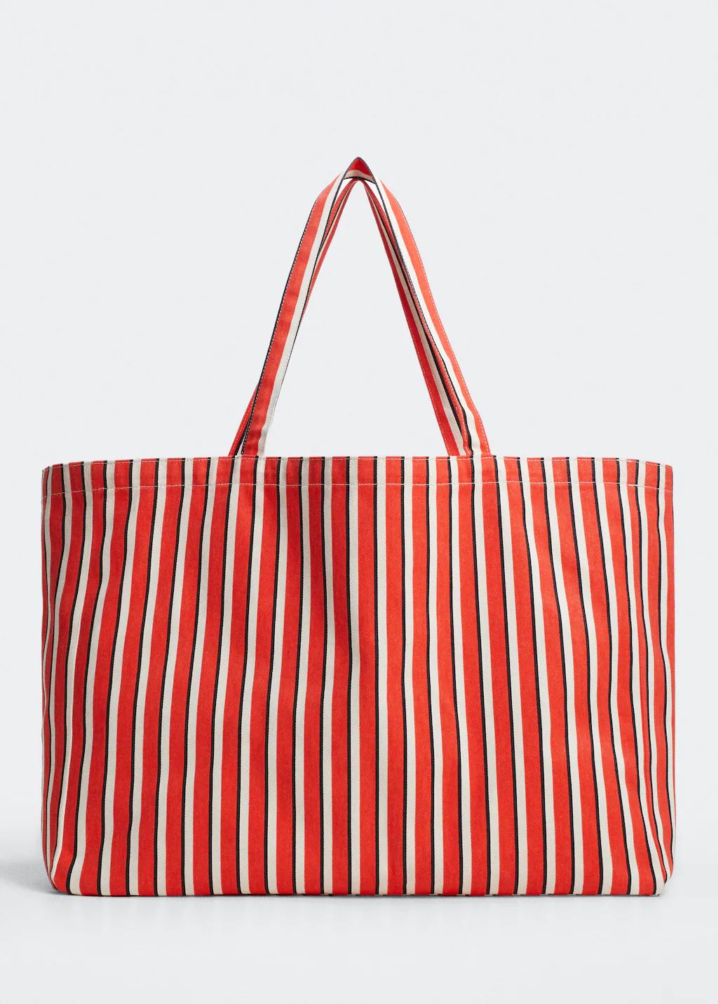 Striped shopper bag | MANGO (US)