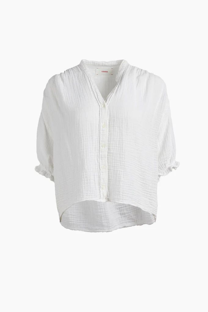 Alyss Shirt in White | Hampden Clothing