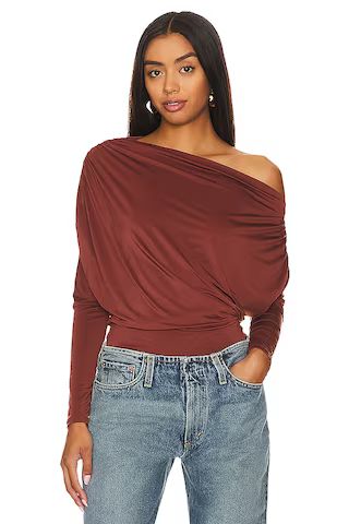 Free People x Revolve On The Town Bodysuit in Red Jasper from Revolve.com | Revolve Clothing (Global)