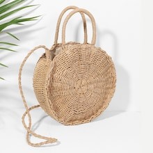 Round Straw Crossbody Bag | SHEIN
