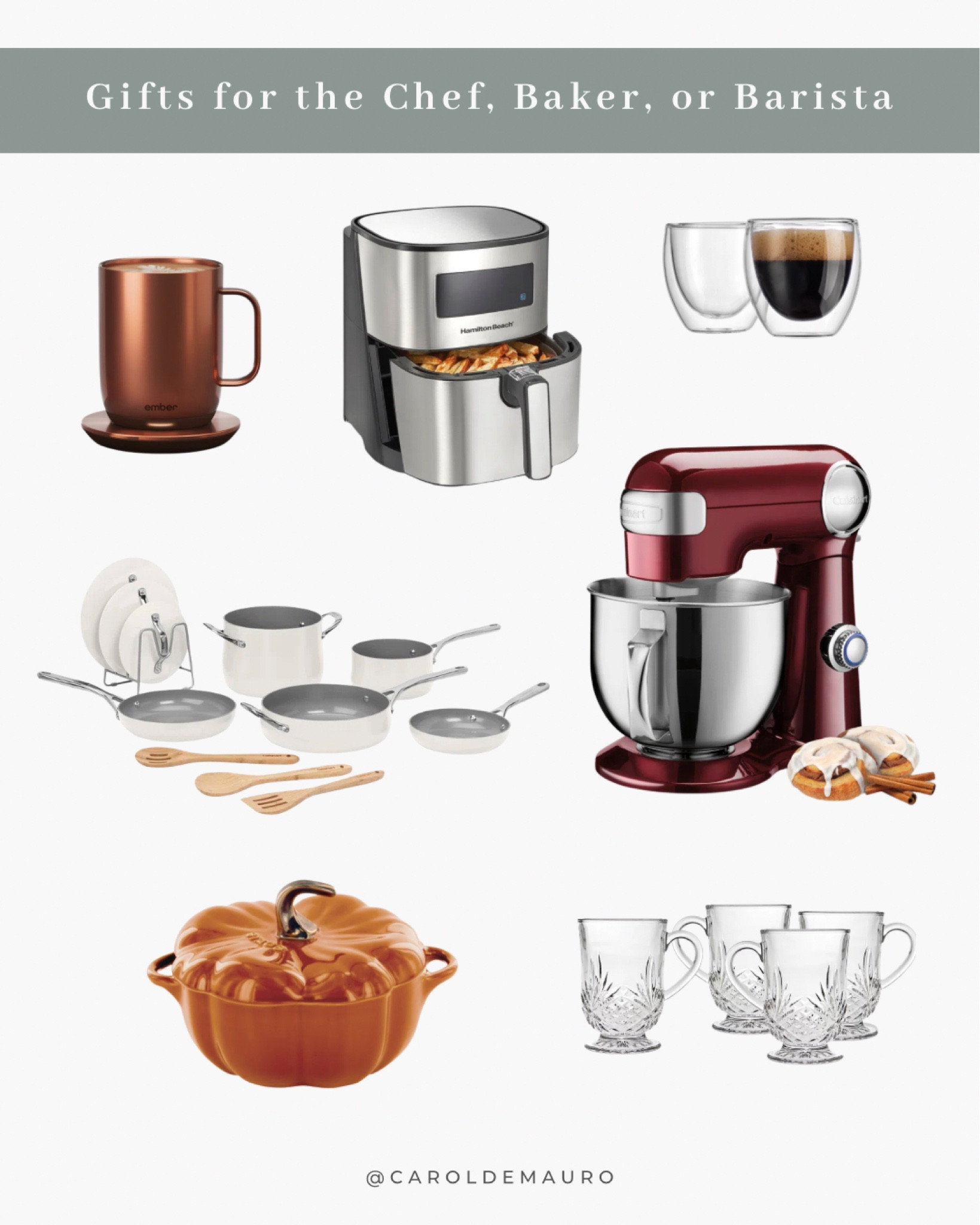 Gift Ideas for the Chef, Baker or Barista!! So many amazing options at different price points

 #wayfairpartner #wayfair #HolidayGiftGuide @wayfair


#LTKSeasonal #LTKHoliday #LTKGiftGuide