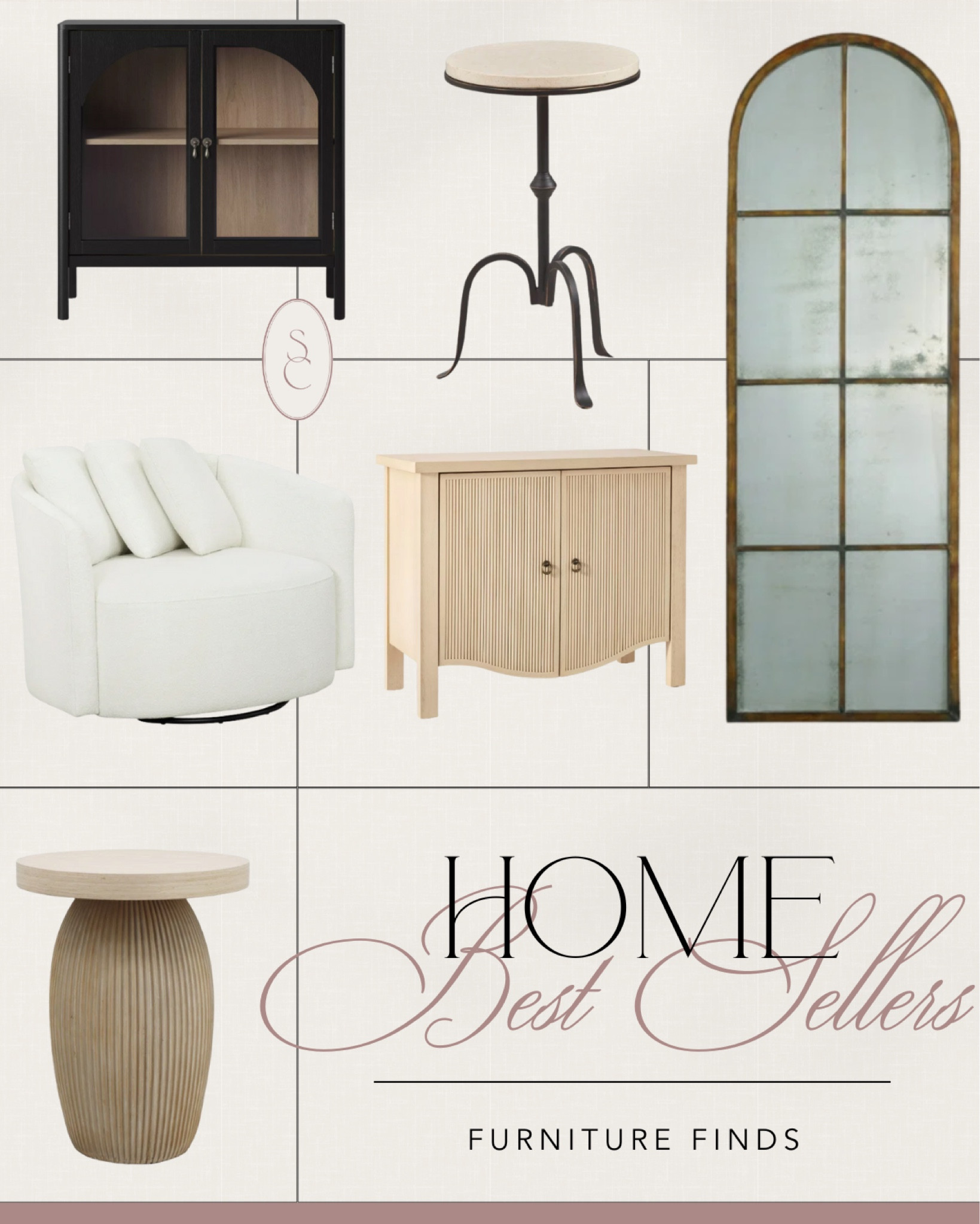 Best Sellers

Home  home finds  furniture  home decor  cabinet  accent cabinet  arched mirror  accent chair  end table  side table  modern home decor  organic home  TheSmittenCollective

#LTKMostLoved #LTKHome
